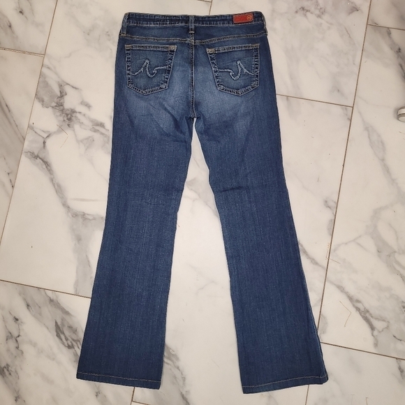 AG Adriano Goldschmeid The ELite Straight Leg Cobalt Wash Jeans Size 27 R - Picture 12 of 15